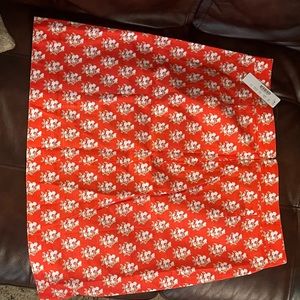 J crew ari skirt block print cerise cove multi nwt size 14 T